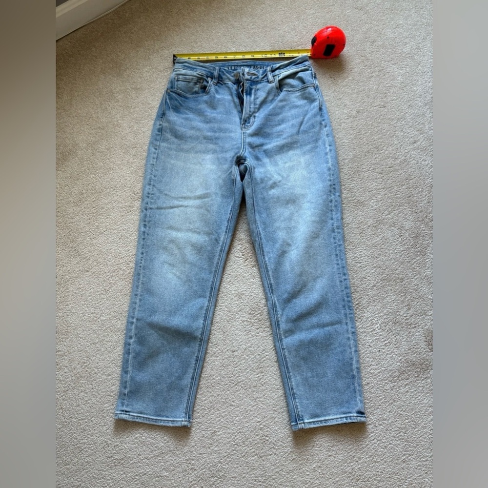American Eagle Outfitters Light Blue Straight Leg Jeans